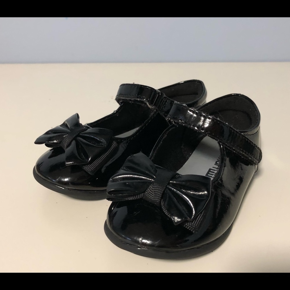 Smartfit Toddler Girl Black Dress up Shoes. Size 6 1/2